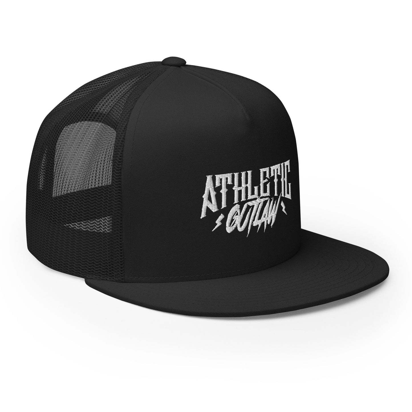 AO White Logo Trucker Cap