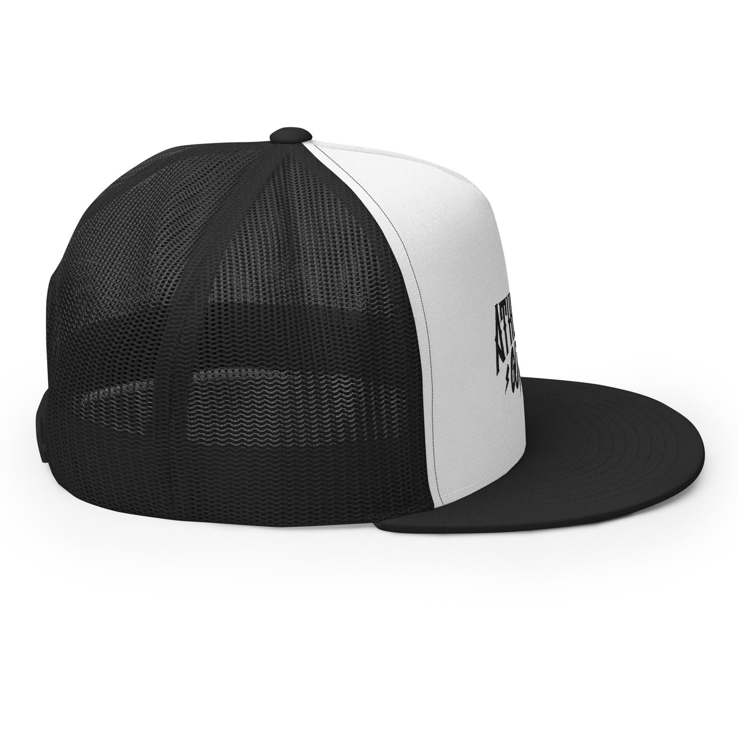 AO Black Logo Trucker Cap