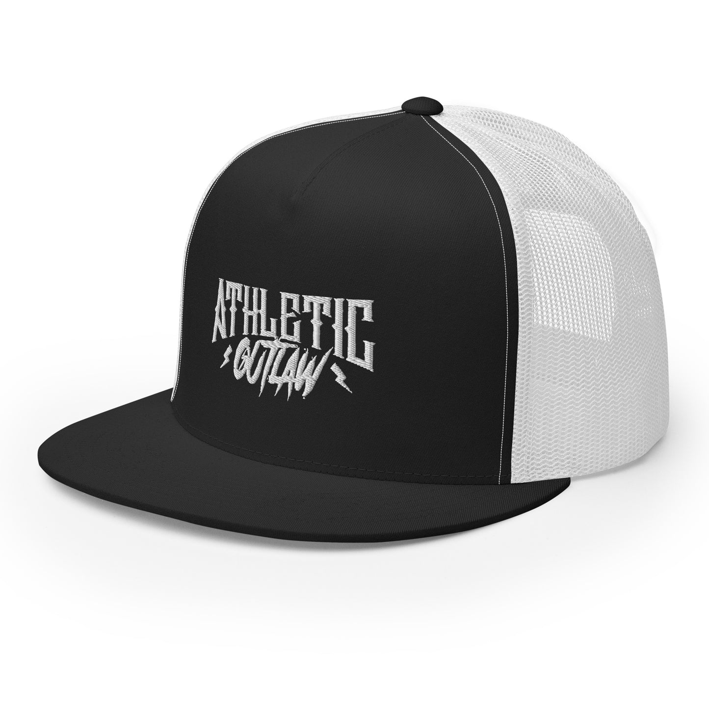 AO White Logo Trucker Cap