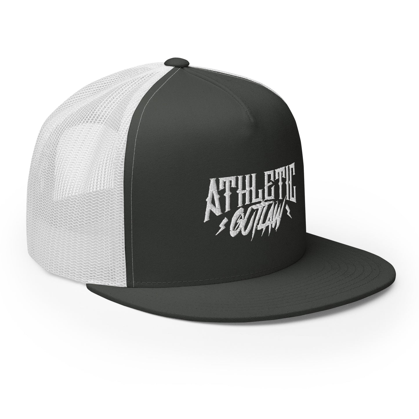 AO White Logo Trucker Cap