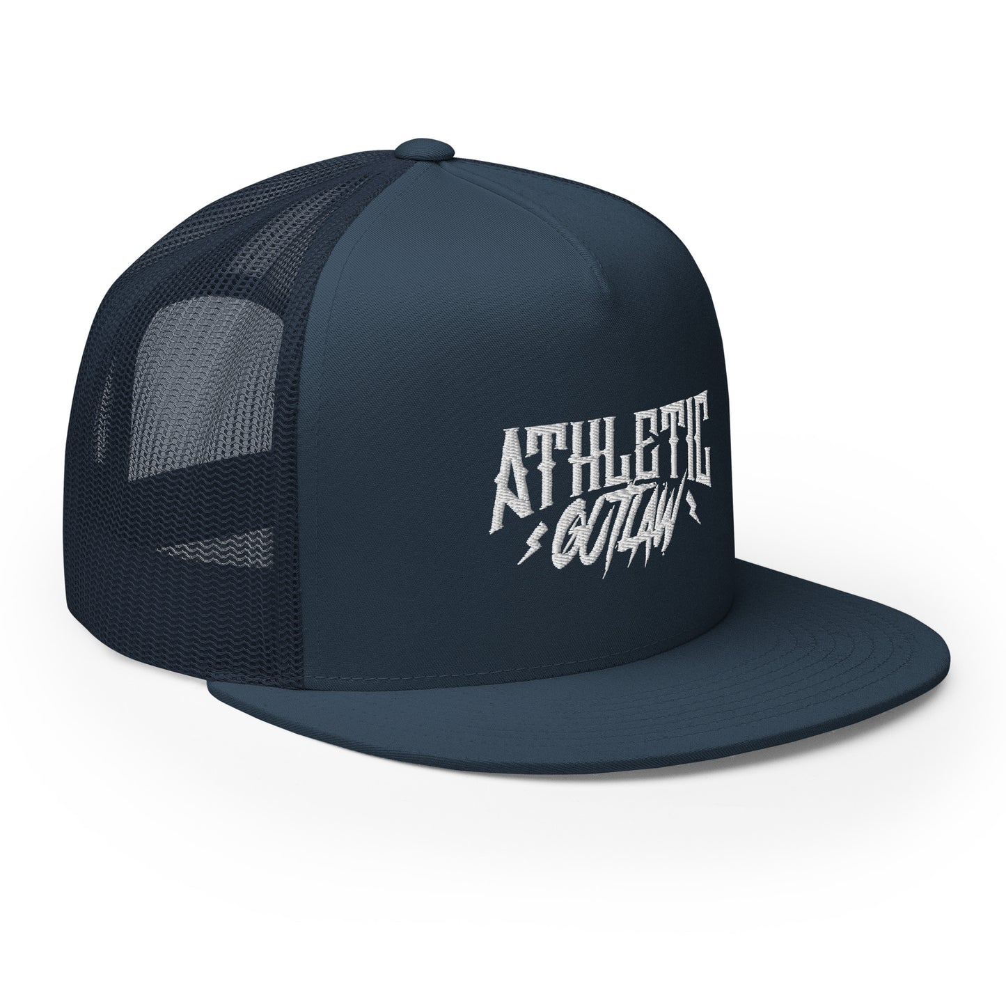 AO White Logo Trucker Cap