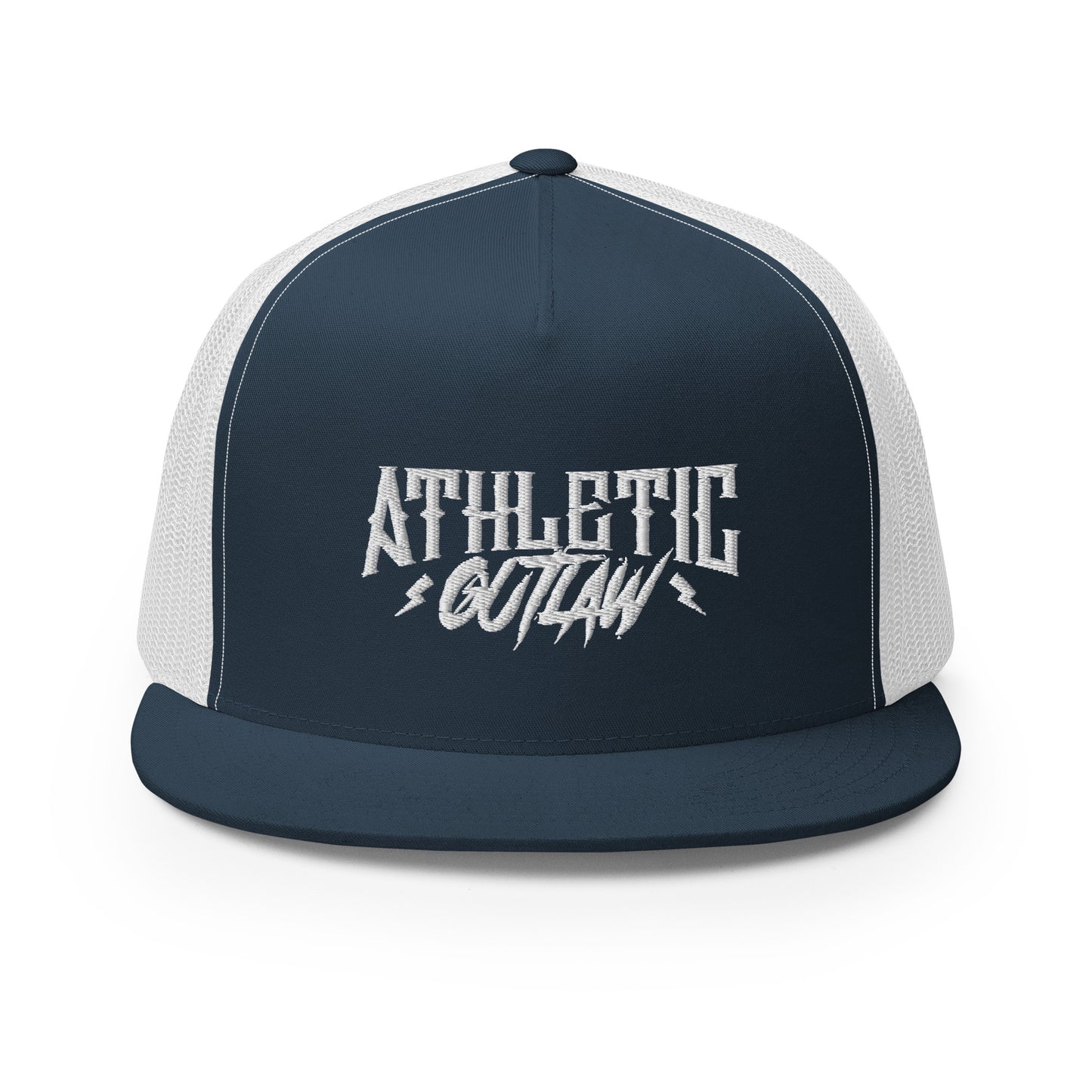 AO White Logo Trucker Cap