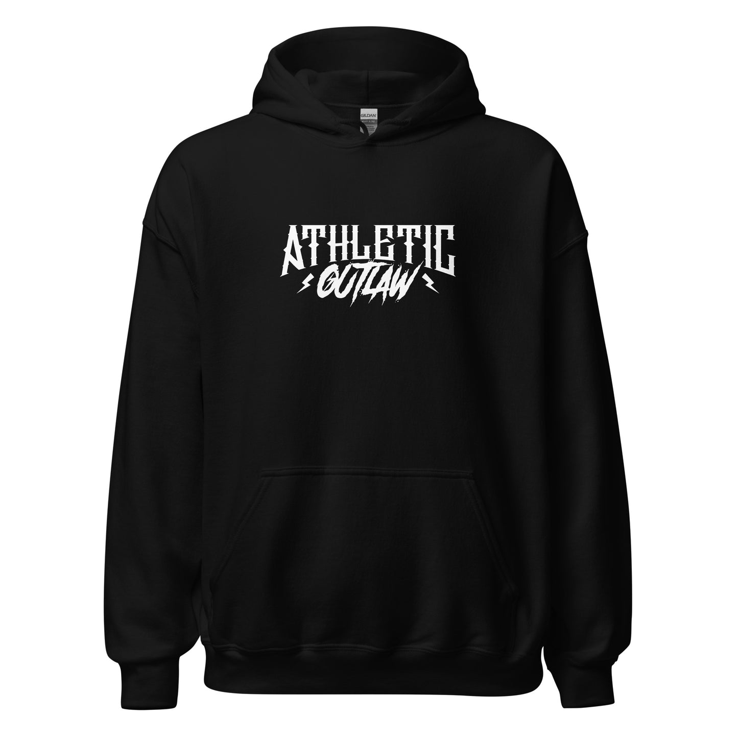 Athletic Outlaw White Logo Hoodie