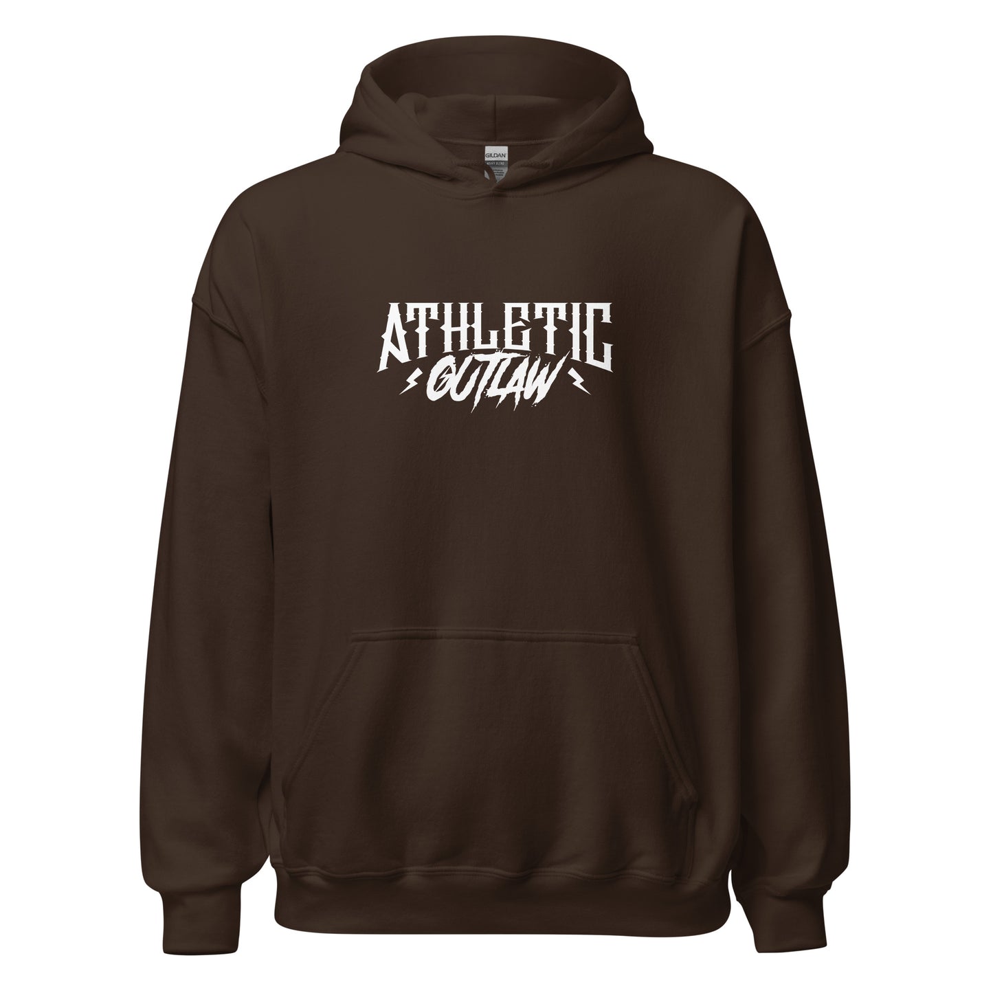 Athletic Outlaw White Logo Hoodie