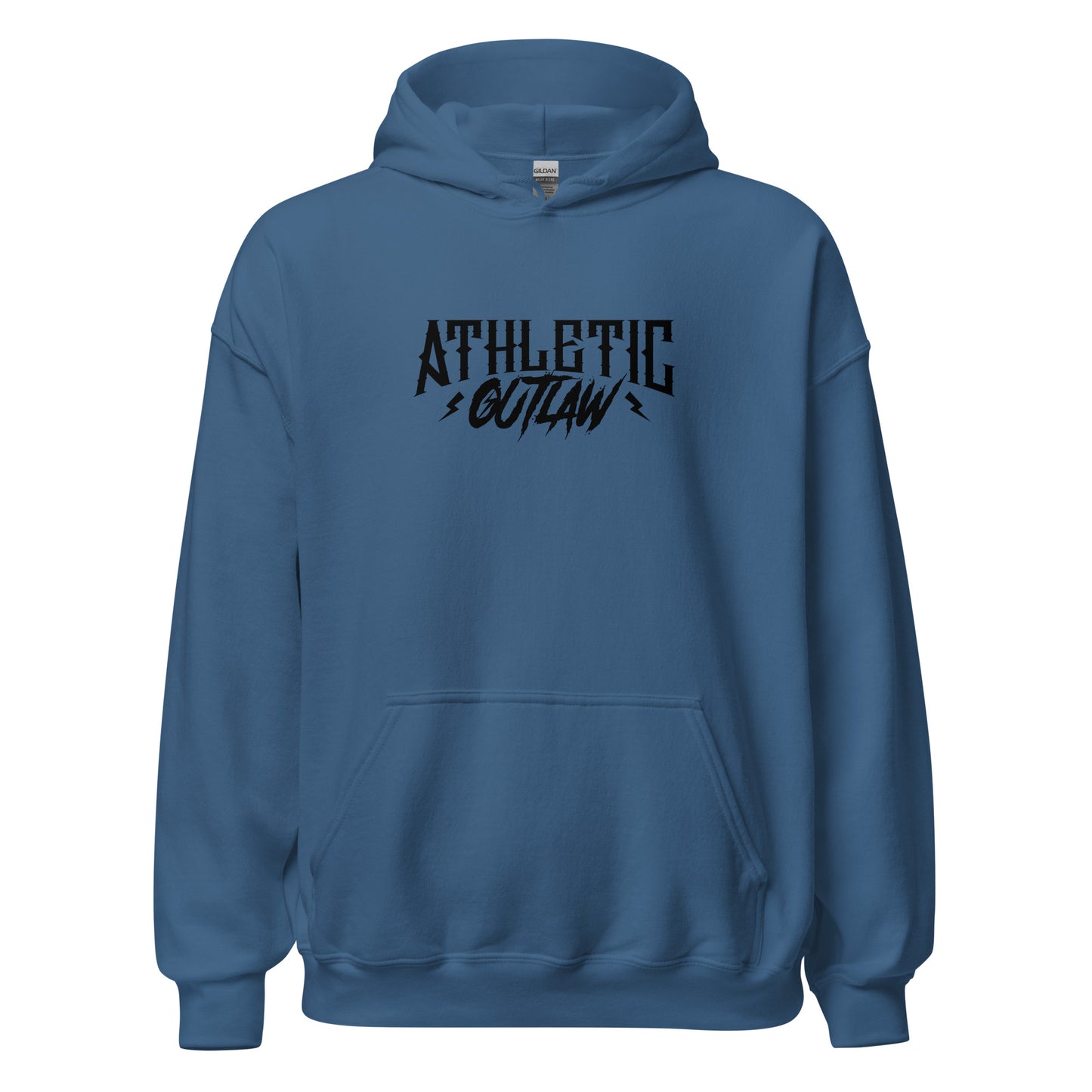 Athletic Outlaw Black Logo Hoodie