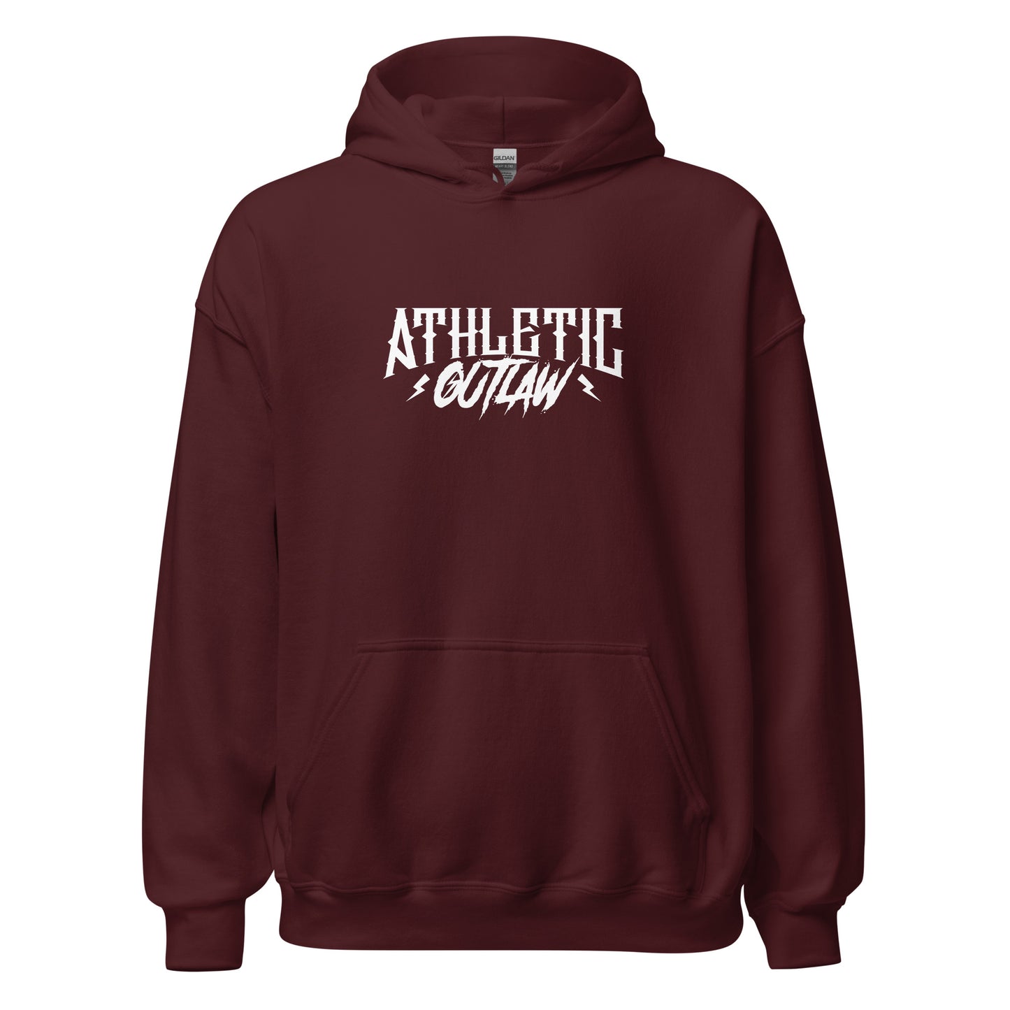 Athletic Outlaw White Logo Hoodie