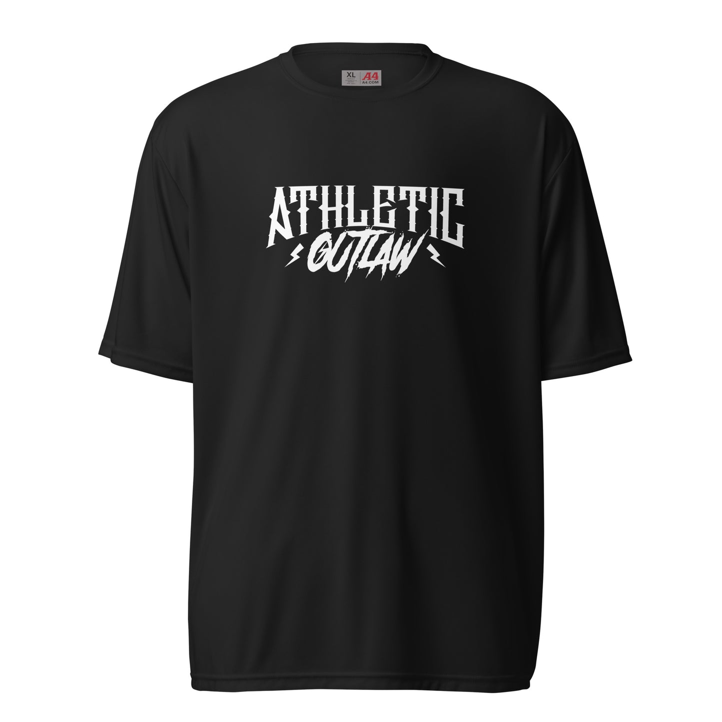 Athletic Outlaw White Logo Tee