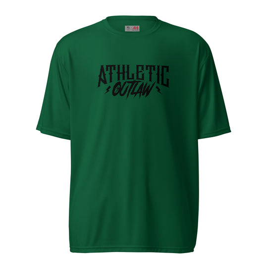 Athletic Outlaw Black Logo Tee