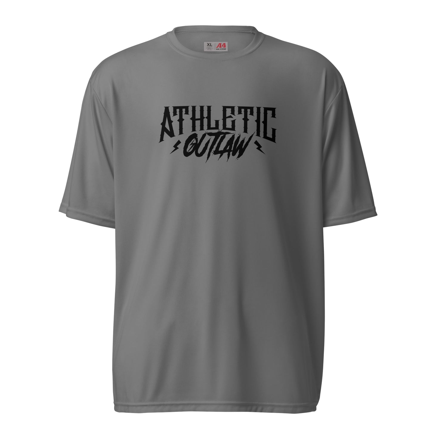 Athletic Outlaw Black Logo Tee