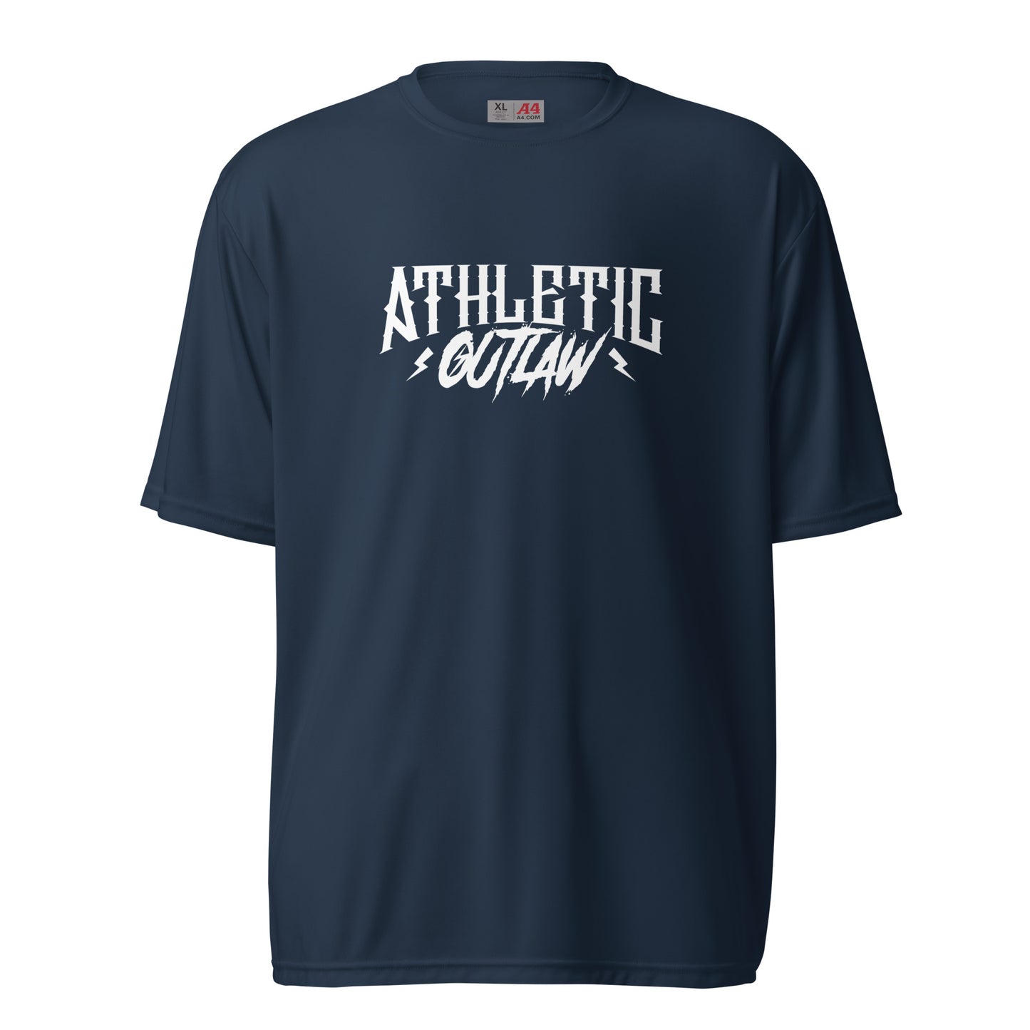 Athletic Outlaw White Logo Tee