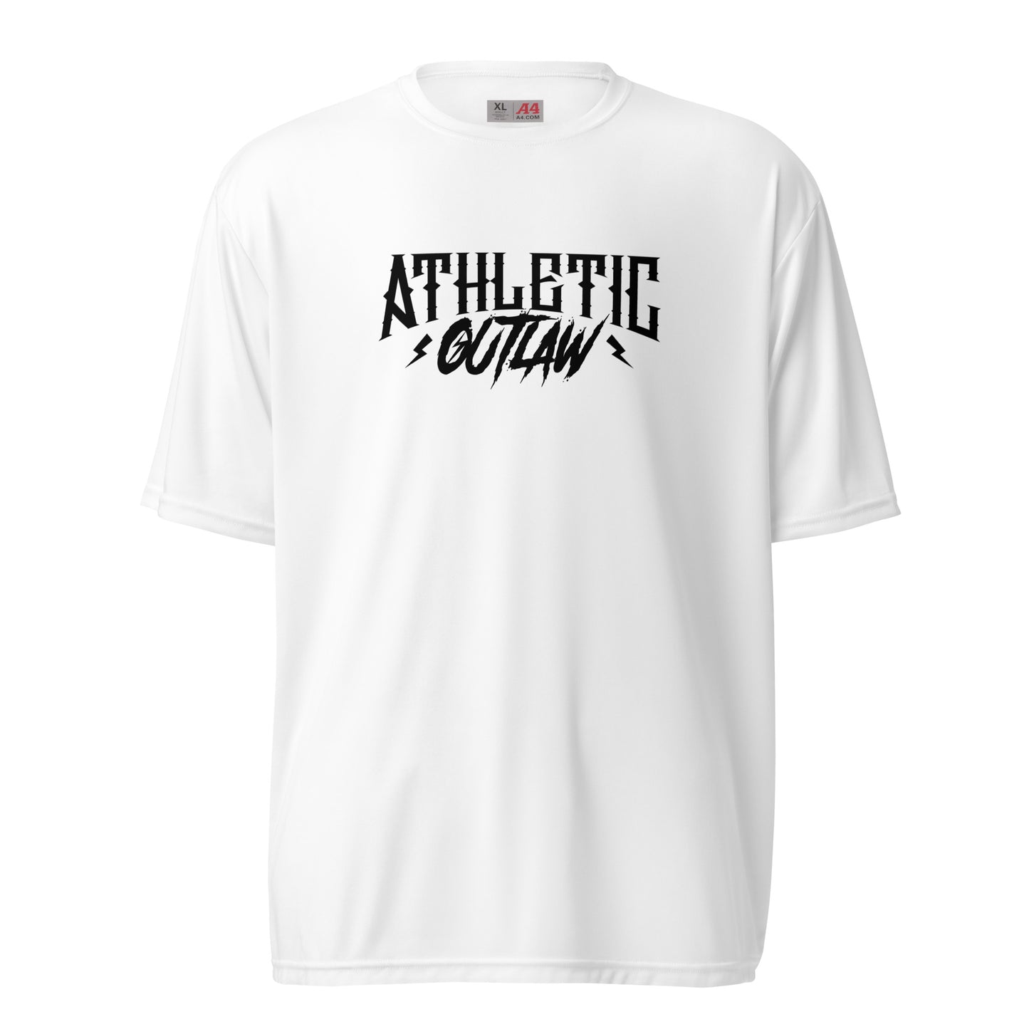 Athletic Outlaw Black Logo Tee